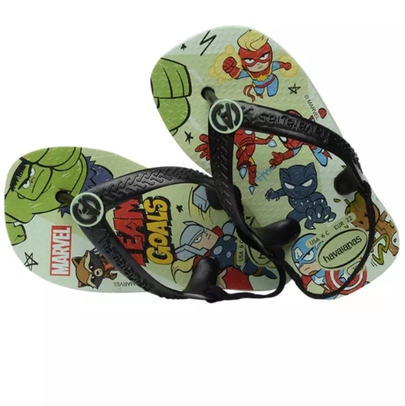 Havaianas Other - Havaianas MARVEL, Size 8c, Green